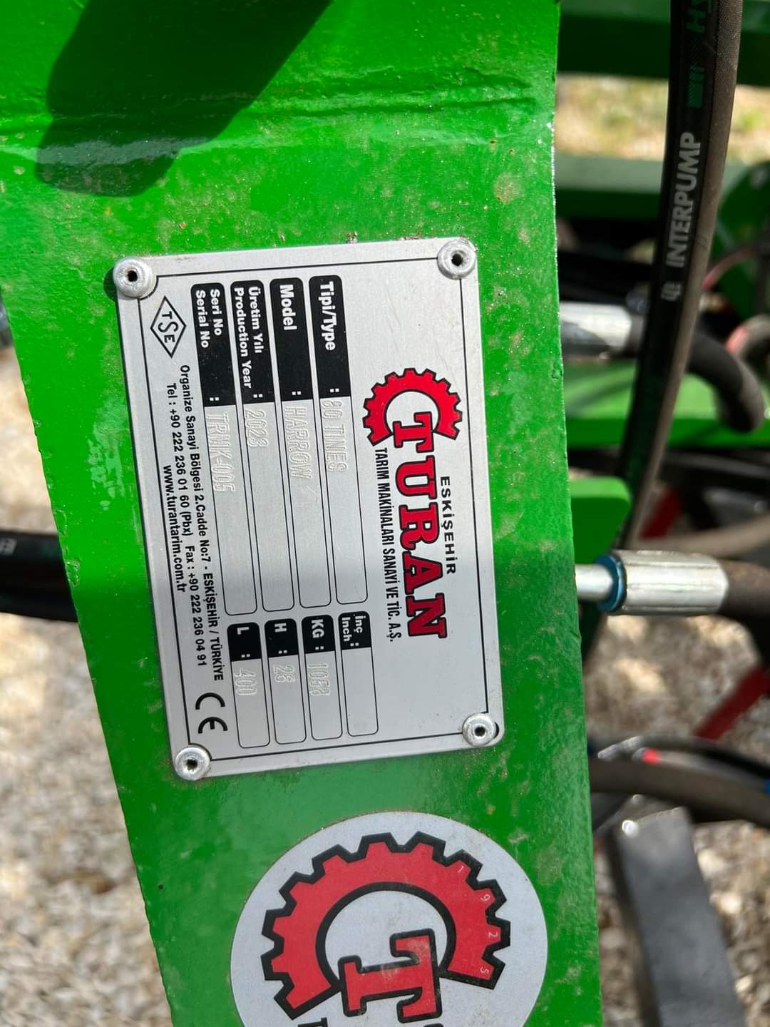 HIDRAULICNI BRANI TURAN TARIM 3m i 4m