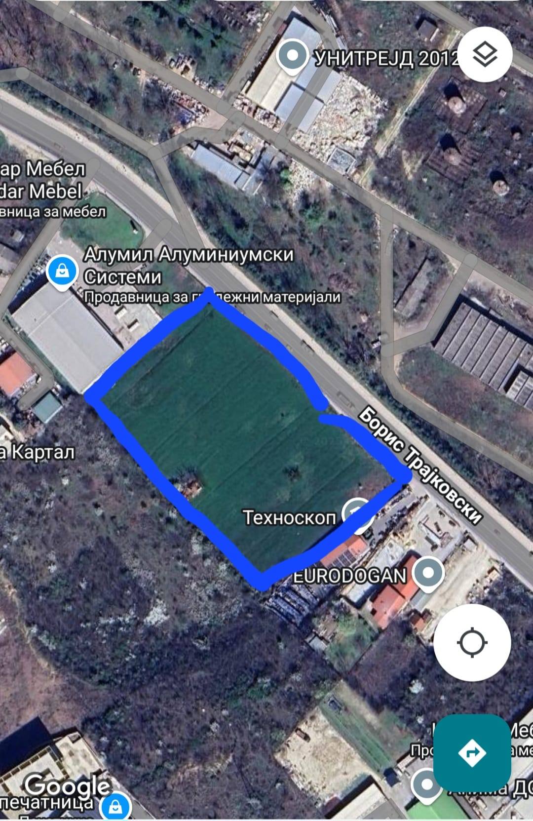 Се продава градежно земјиште во одлична локација во Општина Кисела Вода