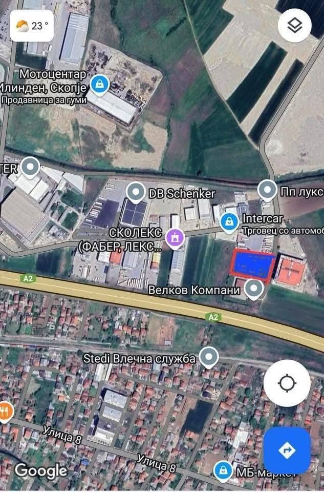 Цена: 68 евра м2 !!! Се продава парцела со одлична локација во Општина Илинден, на самиот влез во Скопје.