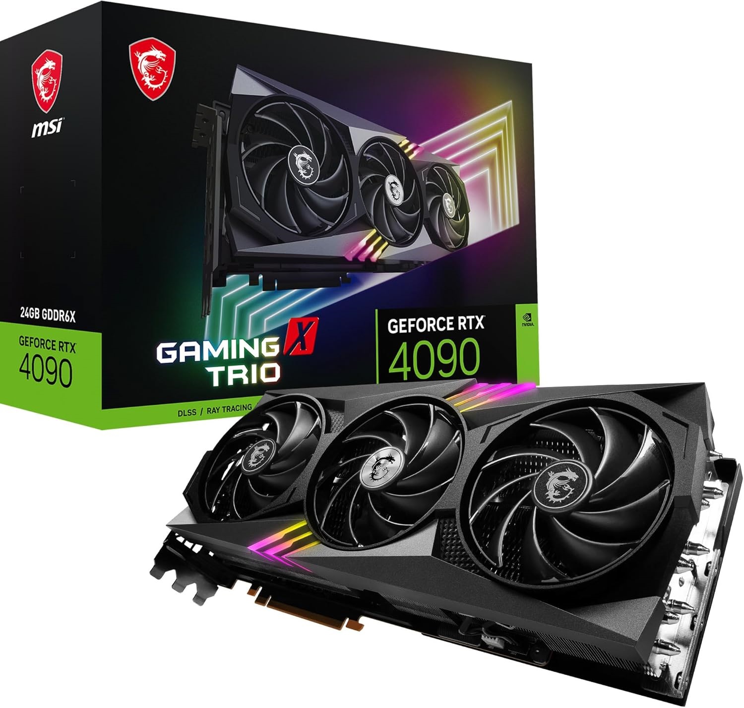 Msi GeForce RTX 4090 Gaming X Trio 24G – 24GB GDDR6X